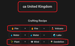 Make United Kingdom in Infinite Craft