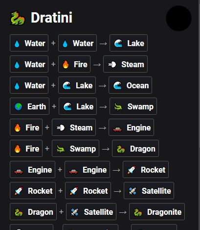 How to make dratini in infinite craft