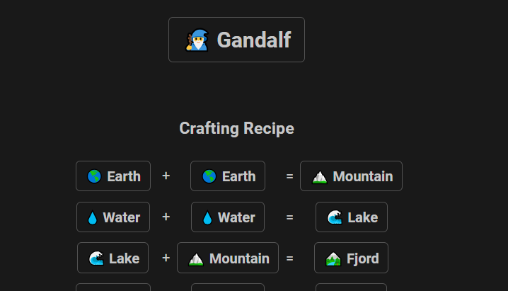 How to Make Gandalf in Infinite Craft