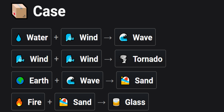 How to make Case in Infinite Craft