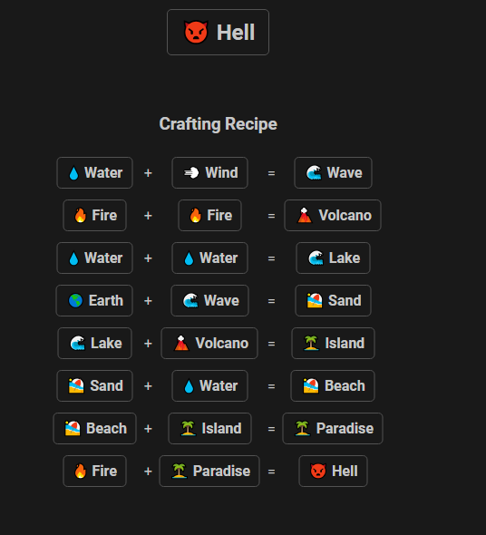 How to Make Hell in Infinite Craft