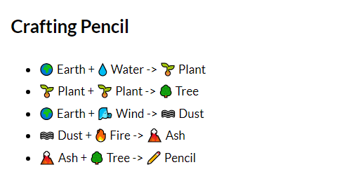 How to Make Pencil in Infinite Craft