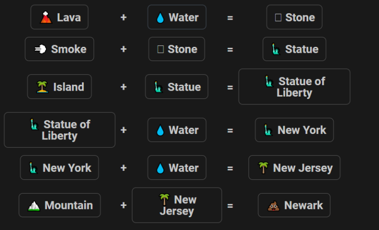 How to Make Newark in Infinite Craft