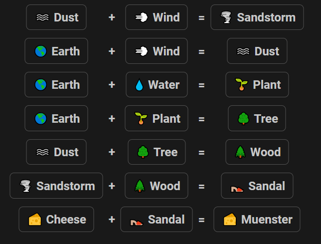 How to Make Muenster in Infinite Craft