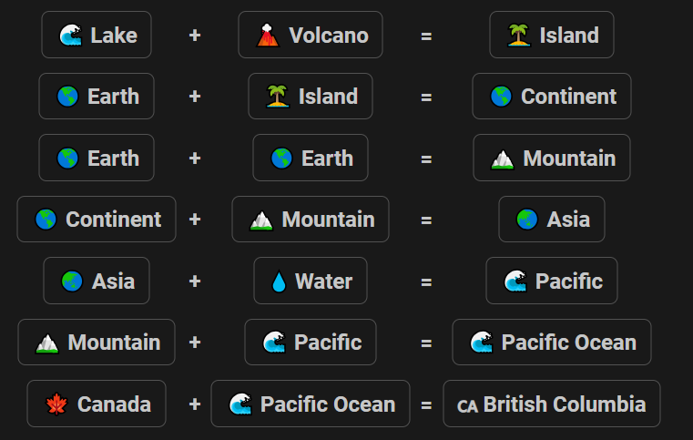 How to Make British Columbia in Infinite Craft