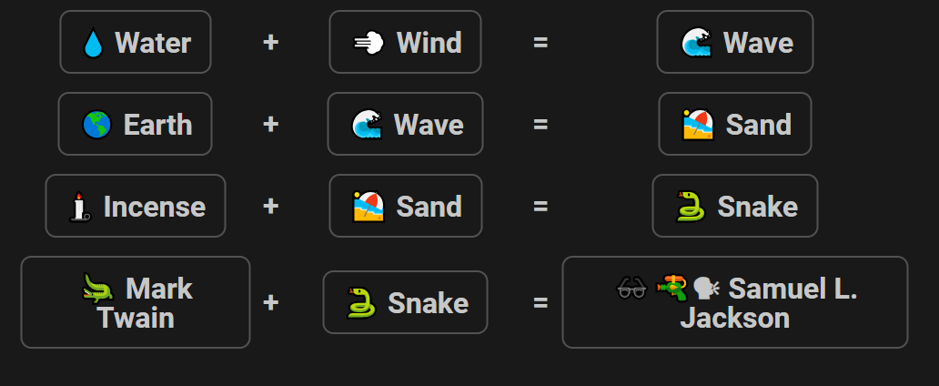 How to Make Samuel L. Jackson in Infinite Craft