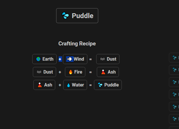 How to make Puddle in Infinite Craft