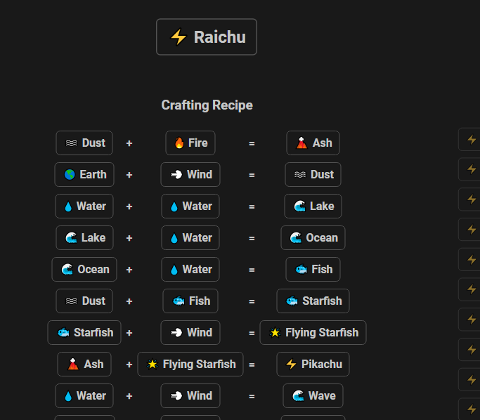 How to Make Raichu in Infinite Craft