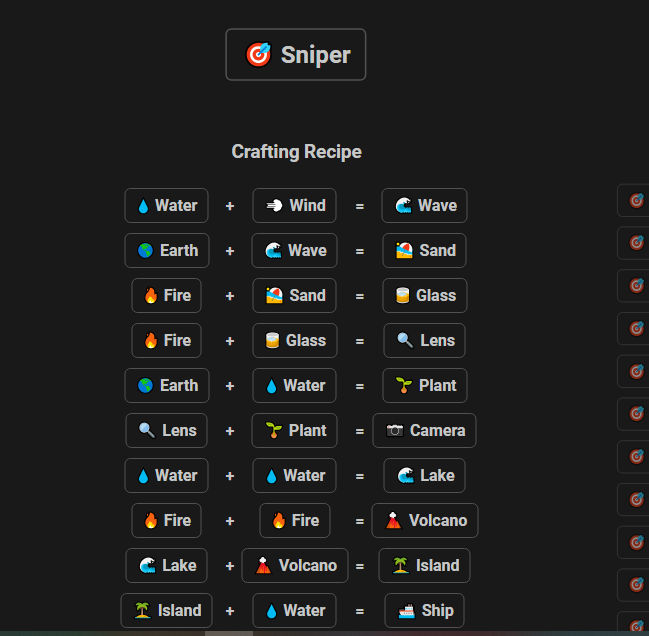 How to Make Sniper in Infinite Craft