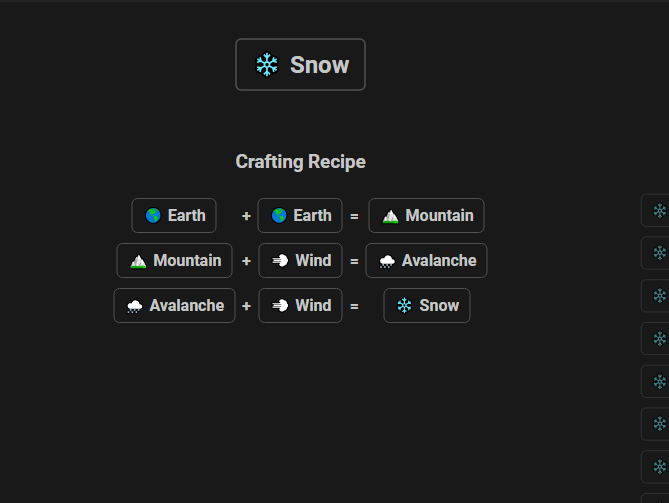 How to make Snow in Infinite Craft