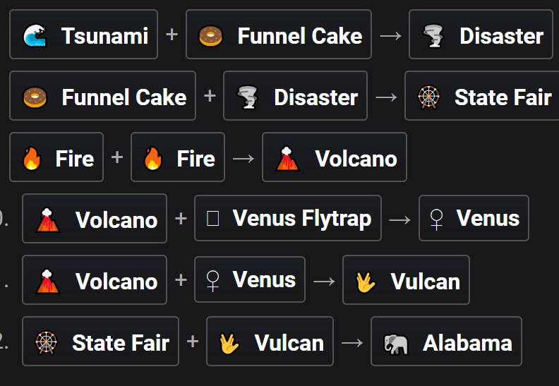 How to Make Alabama in Infinite Craft