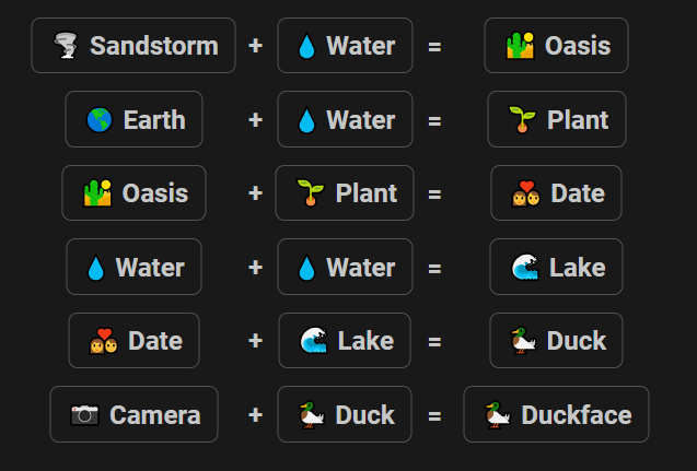 How to Make Duckface in Infinite Craft